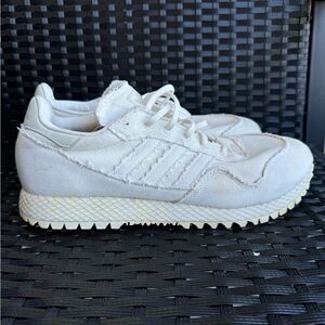 Adidas New York x Daniel Arsham Chalk White Canvas Sneakers Size 10 (2017)
